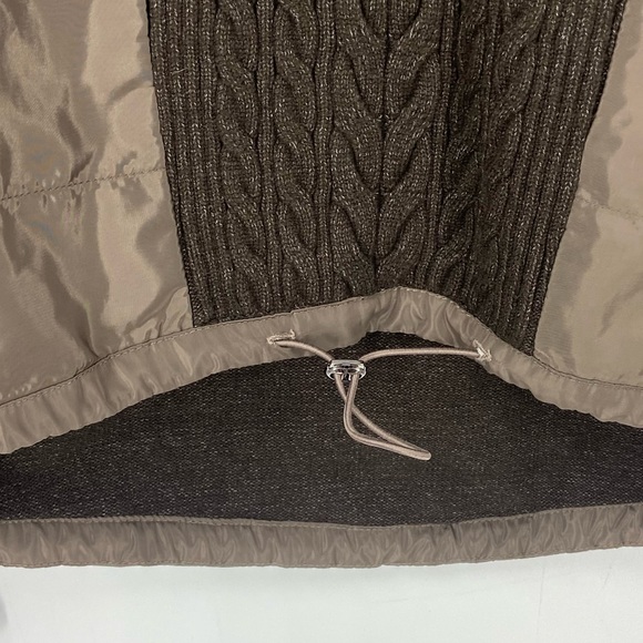 MDRN Brown Knit Sweater Womens Small Cable Knit - Picture 4 of 8